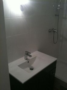 remplacement lavabo mitigeur